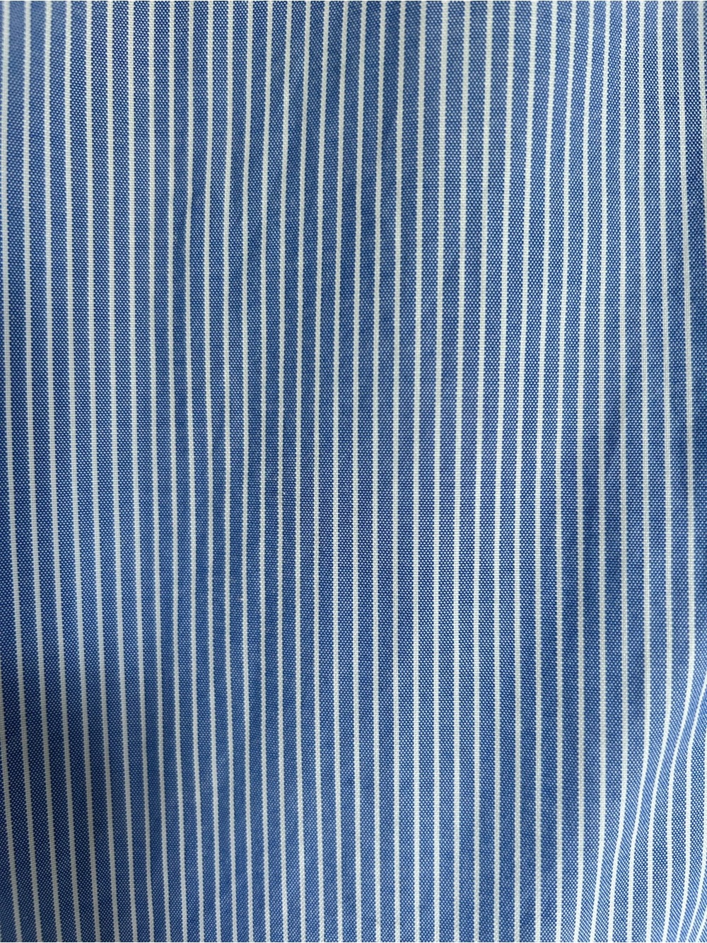 Banana Republic Men’s Blue and White Pinstripe Dress Shirt
